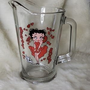 Betty Boop Glass Pitcher